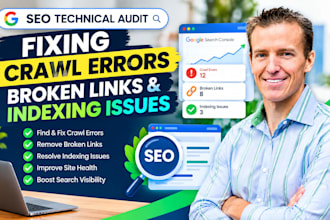 website seo technical audit fixing crawl errors broken links and indexing issues