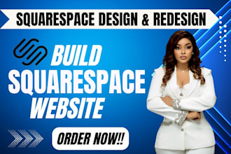 build squarespace website design, redesign squarespace website development site