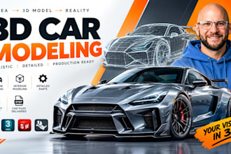 do accurate 3d printable scale car models, stl files or custom vehicle designs