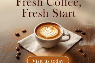 design professional facebook posts, banners and flyers