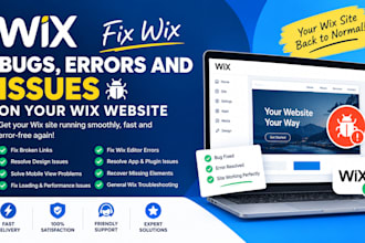 fix wix bugs, errors and issues on your wix website