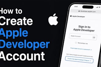 create apple developer accounts individual and company