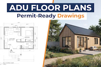 design professional adu floor plans and permit ready drawings