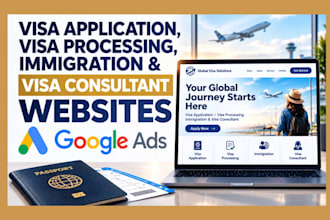 visa application, visa processing, immigration and visa consultant websites ads