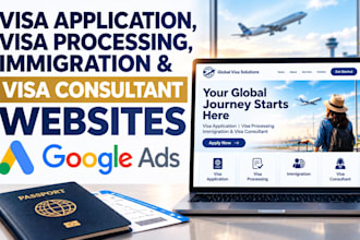 visa application, visa processing, immigration and visa consultant websites ads