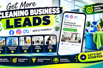 home cleaning leads commercial cleaning leads  janitorial leads facebook ads