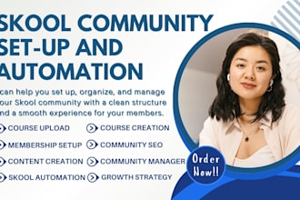 do skool community setup skool community manager skool community course creation