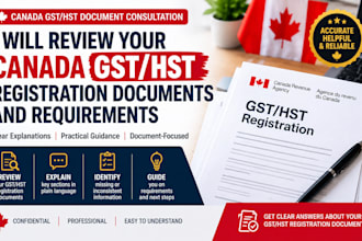 review your canada gst hst registration documents and requirements