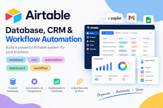 setup airtable database airtable automation, airtable crm, airtable softr webapp