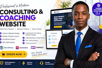 coaching website for life coach, business consultant, speaker, trainer wordpress