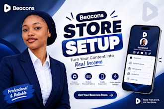setup and design your professional beacons store