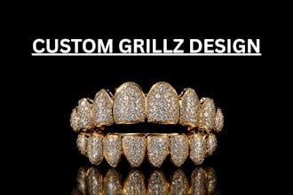grillz, custom grillz, 3d design, grillz design jewelry teeth diamond 3d jewelry