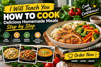 teach you how to cook delicious homemade meals step by step
