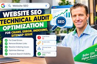 website seo technical audit optimization for crawl error indexing sitemap issue
