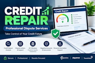 repair your credit report with professional dispute services
