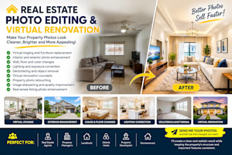 enhance and virtually renovate your real estate property photos