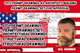 do city permit drawings as architect building permit drawings set for approval