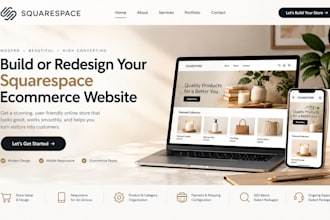 do squarespace website design, squarespace redesign, store, squarespace website