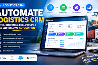 automate logistics crm quotes bookings follow ups and sales workflows automation