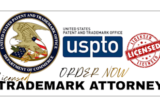file your USA trademark and patent registration as a licensed attorney