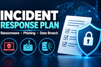 create an incident response plan and ransomware security playbooks