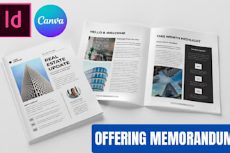design real estate offering memorandum property listing brochure buyer guide