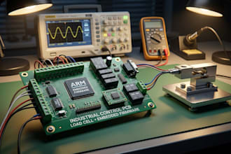 develop industrial control pcbs load cell weighing electronics embedded firmware