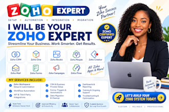 setup zoho books accounting, bookkeeping migrate from quickbooks, xero, wave