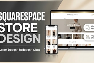 design redesign or clone your squarespace store squarespace website