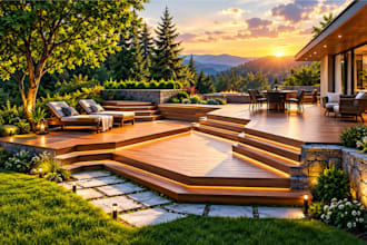 design your backyard garden realistic 3d landscape visualization and rendering