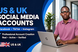 create and warm up us and uk instagram and tiktok account
