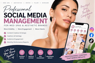do med spa aesthetics smm botox fillers skincare content  marketing