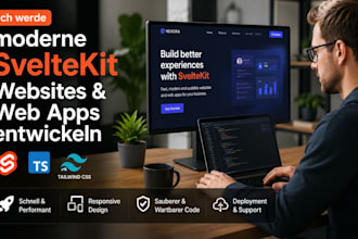 moderne sveltekit websites und web apps entwickeln