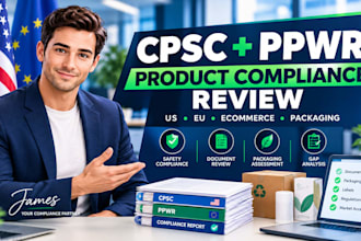 provide amazon cpsc product safety and eu ppwr packaging compliance