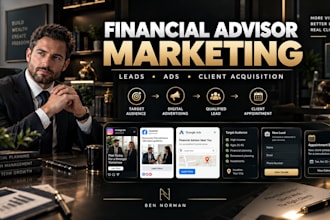 financial advisor leads facebook, google ads and marketing funnels, tax leads