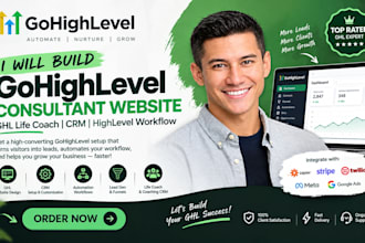 build gohighlevel consultant website ghl life coach CRM highlevel workflow