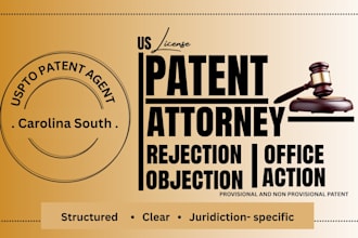 do patent rejection, objection, office action as your US attorney