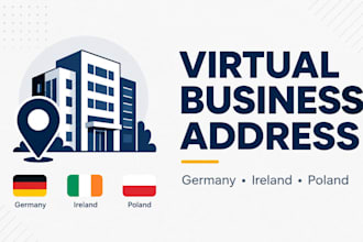 register your business with a virtual office address in germany, ireland, poland