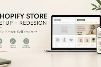 setup your shopify store redesign your shopify for your business store