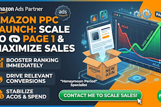set up amazon PPC product launch campaigns to rank your new asin