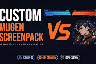 create custom mugen character, moveset coding, sprites sheet, ikemen conversion