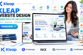 kleap accounting finance legal CPA audit law firm lawyer notary service website