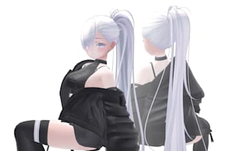 3d vtuber model, vrchat avatar rigging, fix vroid vrm rigging, mmd model rigging