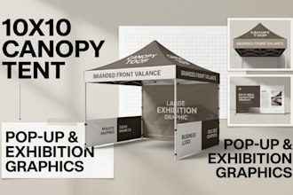 design canopy tent 10x10 pop up tent exhibition graphics