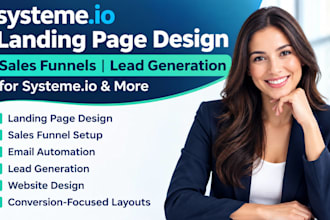 create systeme io website product sales pages, order forms, opt in landing page