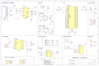 design low power, lipo charging, beauty tech pcb, haptic feedback for hairbrush