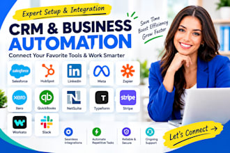 salesforce hubspot zapier xero quickbooks netsuite typeform stripe integration