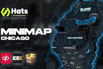 create a custom fivem minimap and pause map for your server
