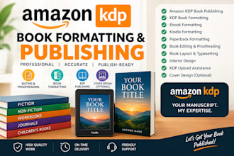 publish book on amazon kindle KDP book formatting, ingram spark book publishing