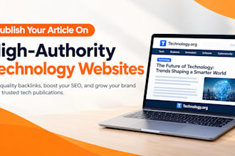 publish articles on technology,org, techbullion, droven,io